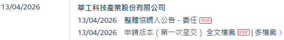 华工科技，递交IPO招股书，拟赴香港上市，中信证券独家保荐